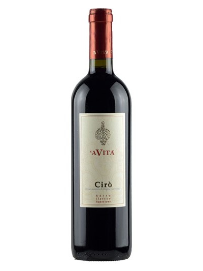 'A VITA CIRO' CLASS.SUPERIORE 75CL.
vino rosso, origine Calabria